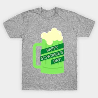 happy st patricks green beer T-Shirt